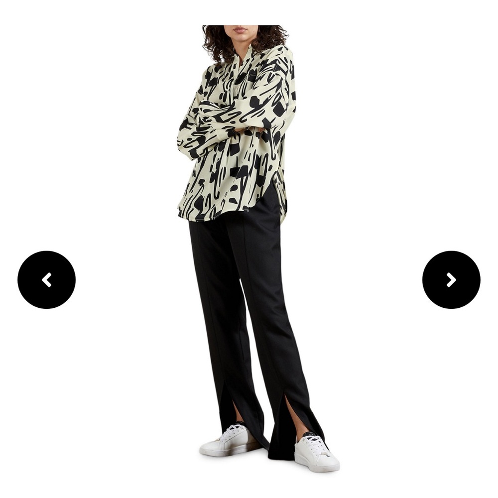 Ted Baker Made in Britain Collection Mamther Silk blouse